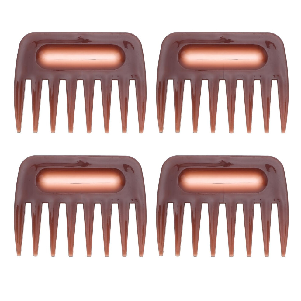 Unisex Hairdressing Comb Set 4Pcs Professional Barber Combs For Precise Hair Shaping And Detangling