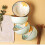 Ceramic Rice Bowl with Elegant Daisy Pattern and Embossed Stripes for Versatile Dining Use 5