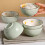 Ceramic Rice Bowl with Elegant Daisy Pattern and Embossed Stripes for Versatile Dining Use 4