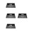 4Pcs Wall Mounted Projector Stand Holder Black Floating Shelf for Home 8