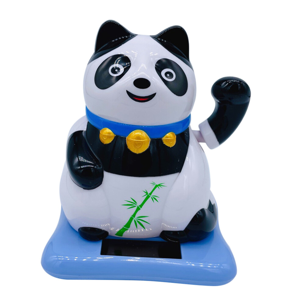 Car Dashboard Panda Ornament Solar Powered Figurine 3053428920099