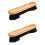 2Pcs Wooden Billiard Brush for Pool Table Felt Cleaner Light Brown 5