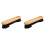 2Pcs Wooden Billiard Brush for Pool Table Felt Cleaner Light Brown 2