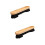 2Pcs Wooden Billiard Brush for Pool Table Felt Cleaner Light Brown 7