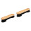 2Pcs Wooden Billiard Brush for Pool Table Felt Cleaner Light Brown 4