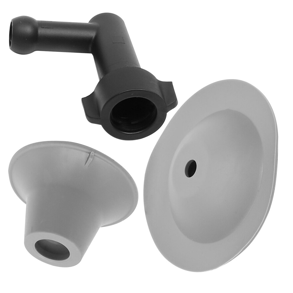 Durable White Toilet Plunger Flexible Head Toilet Clog Remover 3293956672965