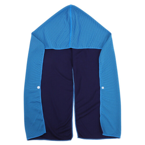 1 Pièces Cache-Visage Cycliste Bleu Confortable Multiusage Extérieur