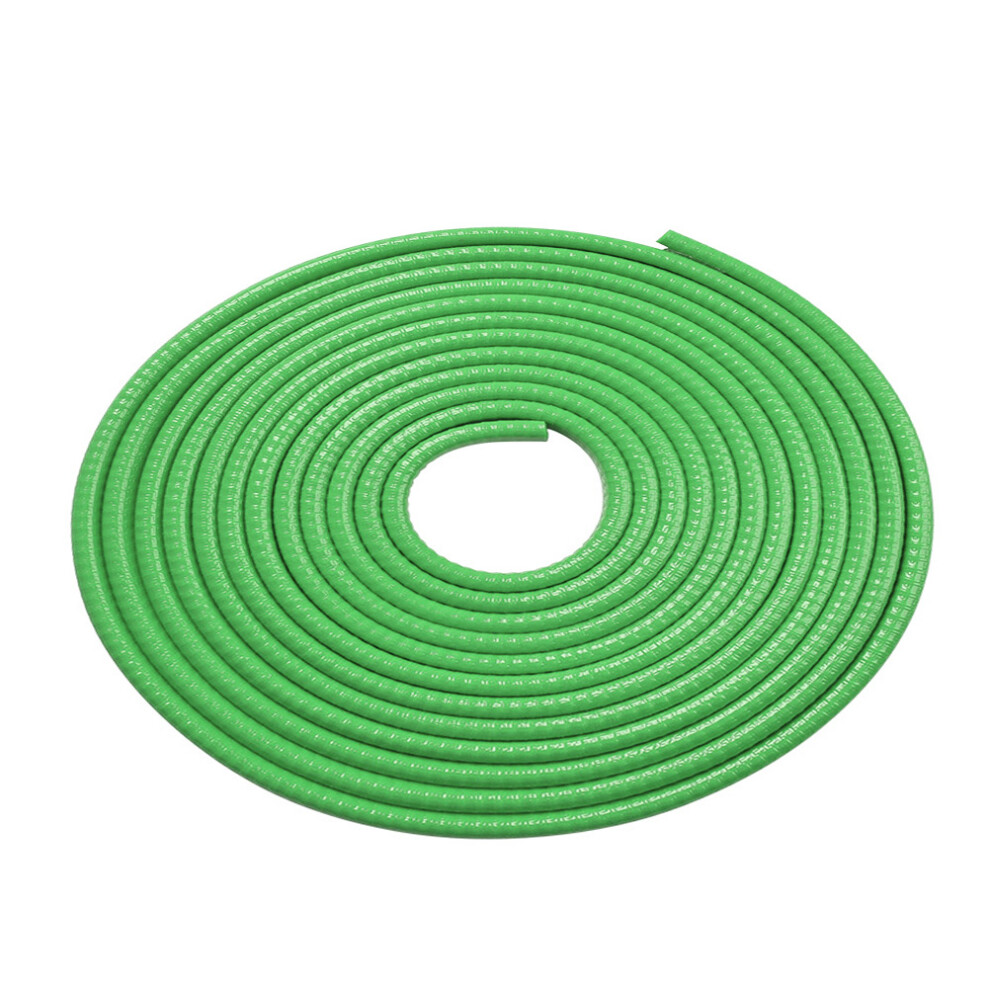 Car Door Guards Trim Rubber Seal Protection Car Seal Strips (Green) Green 3397572495288