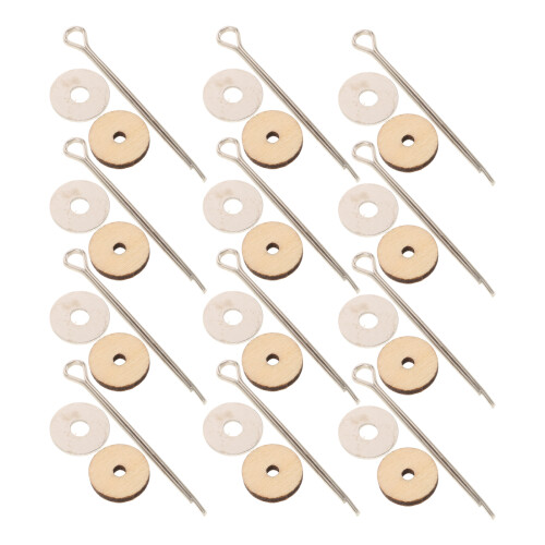 20 sets diy bear joint bolts 12mm silver for teddy doll making