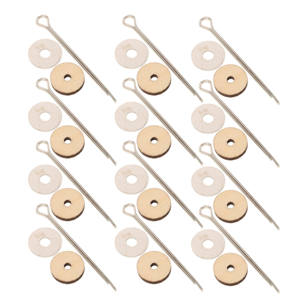 20 Sets Diy Bear Joint Bolts 12Mm Silver For Teddy Doll Making 3212292666001