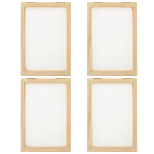 20 Pcs Diy Paper Making Wood Frame