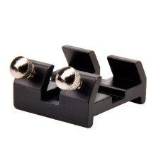 Black Aluminum Dovetail Slot Mounting Base for Telescope Finder
