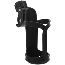 Universal Black Plastic Cup Holder for Wheelchairs Bikes Strollers