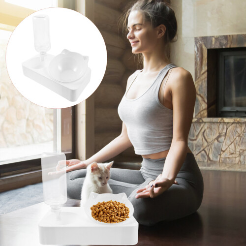 Cat Automatic Feeder Dog Drinking Dispenser Pet Waterer Accessories 2