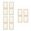 12 Pcs Diy Paper Making Wood Frame 9