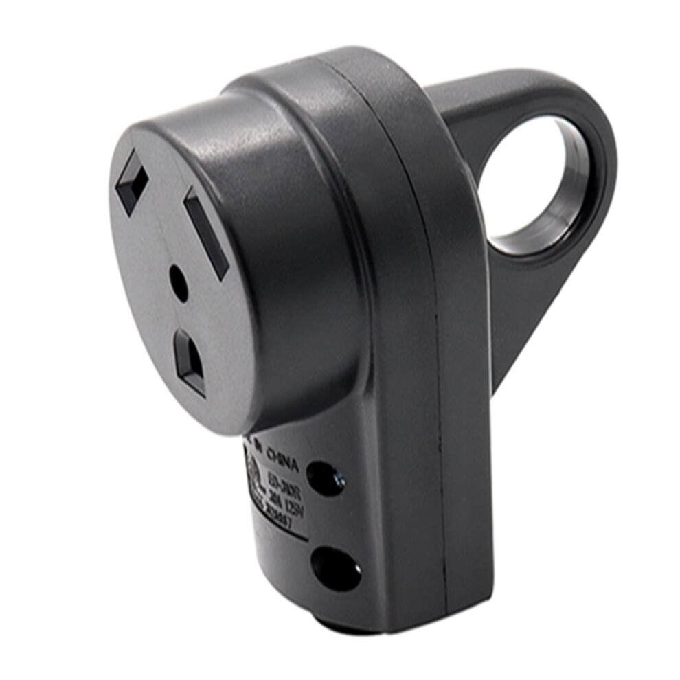 Handle Grip Rv Plug Female 125V Replacement 30A Black 3162103918846