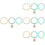 4Sets Watch Band Charms Assorted Colors Compact Alloy Watch Decor 6