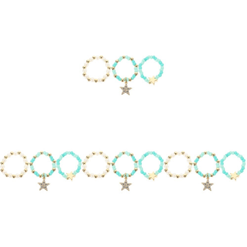 4Sets Watch Band Charms Assorted Colors Compact Alloy Watch Decor 1
