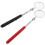 2Pcs Automotive Welding Chassis Inspection Mirror Foldable Telescopic 6