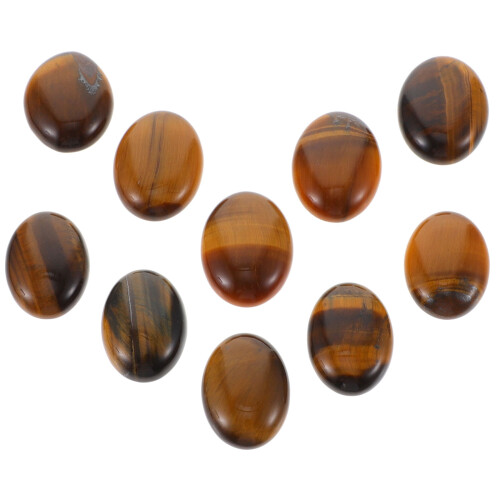 40Pcs Flat Back Chocolate Cabochons Stones for DIY Decorative Jewelry 1