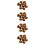 40Pcs Flat Back Chocolate Cabochons Stones for DIY Decorative Jewelry 10