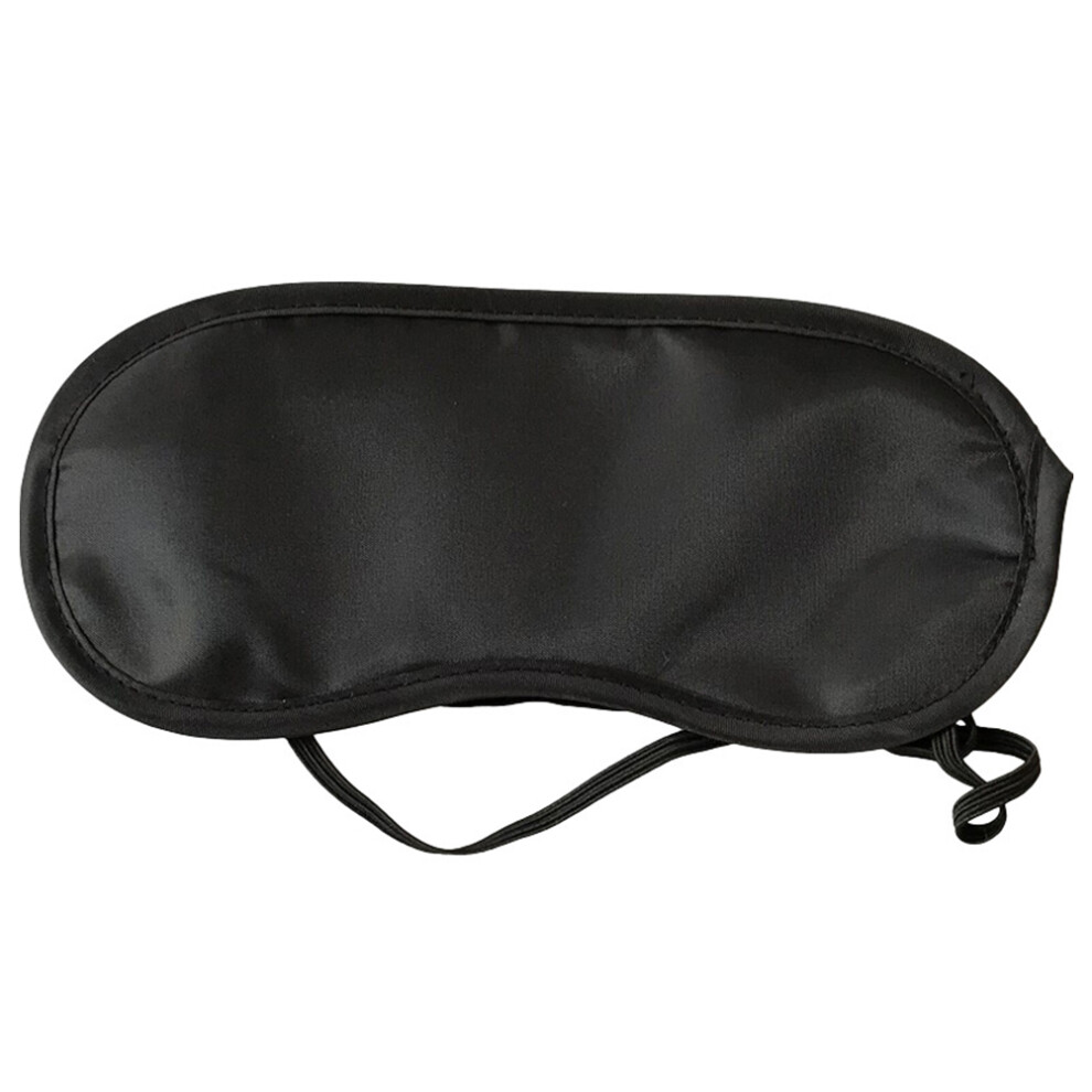Ohphcall Black 20Pcs Eye Patch Sleeping Mask With Elastic Strap For Travel Rest