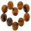 40Pcs Flat Back Chocolate Cabochons Stones for DIY Decorative Jewelry 3
