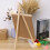 1Pc Wood Chalkboard Mini Blackboard Sign Durable Black Message Board 8