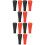 12Pcs Elastic Plastic Arrow Heads for Kids Safe Playground Archery Set 5