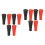 12Pcs Elastic Plastic Arrow Heads for Kids Safe Playground Archery Set 4