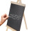 1Pc Wood Chalkboard Mini Blackboard Sign Durable Black Message Board 5