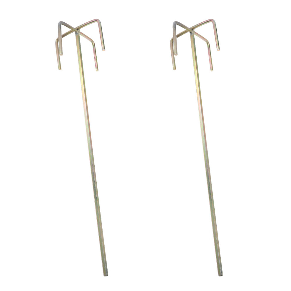 2Pcs Wear-Resistant Mud Mixers Multi-Function Golden Steel Mixing Rods 3173561326371