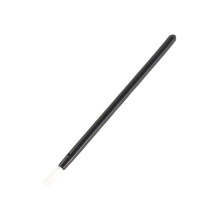 50pcs disposable lip liner brushes plastic handle nylon bristles black