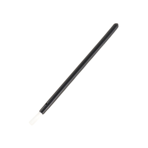 50pcs disposable lip liner brushes plastic handle nylon bristles black