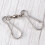 10Pcs Silver Metal Hooks for Sewing Wind Chimes and Clothing Use 5