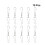 10Pcs Silver Metal Hooks for Sewing Wind Chimes and Clothing Use 6