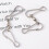 10Pcs Silver Metal Hooks for Sewing Wind Chimes and Clothing Use 11