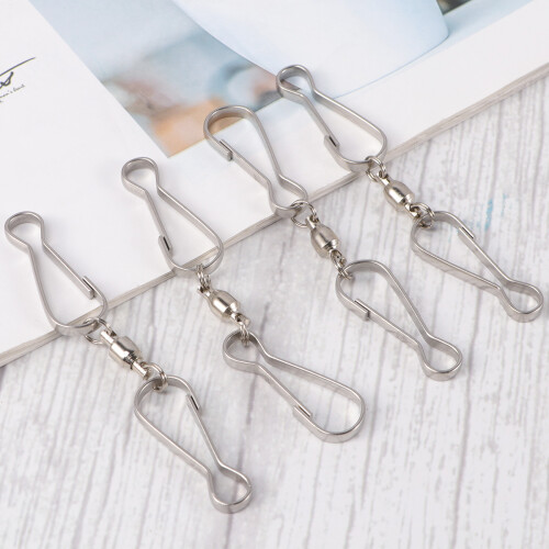 10Pcs Silver Metal Hooks for Sewing Wind Chimes and Clothing Use 2
