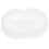 1Pc Light Grey Silicone Ellipse Soap Box Mold for DIY Kitchen Use 1