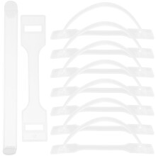 100Sets DIY Transparent Carrying Handles for Shipping and Gift Boxes