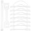 100Sets DIY Transparent Carrying Handles for Shipping and Gift Boxes 1