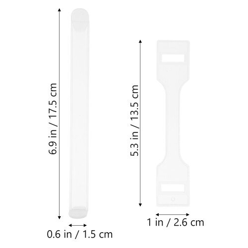 100Sets DIY Transparent Carrying Handles for Shipping and Gift Boxes 1