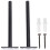 2Pcs Black Clapboard Bracket Durable Metal Wall Mount Shelf Support 1