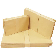 100Pcs Retro Kraft Paper Envelopes Khaki Classic Storage for Letters