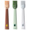 Silicone Basting Brush Even Oil Spread Comfortable Grip 3pcs 1