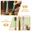 Silicone Basting Brush Even Oil Spread Comfortable Grip 3pcs 5