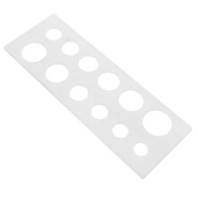 Fruit Diameter Measurement Ruler White 1pack 9.3x3.3x0.2in
