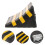 Vehicle Chock Black Prevent Rolling 1pack 4