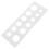 Fruit Diameter Measurement Ruler White 1pack 9.3x3.3x0.2in 10
