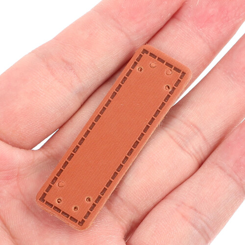 100pcs Blank Leather Label Leather Jacket Pu 2